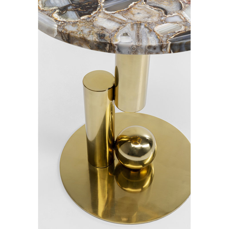 Agate Cut Side Table