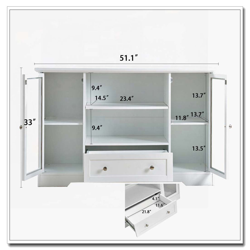 Armoire de cuisine avec portes et tablettes
