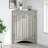 Triangle Bathroom Storage Sideboard with Adjustable Shelves-95857614