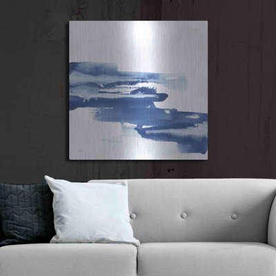 Brayden Studio «Classic Blue V» par Chris Paschke, art mural en métal