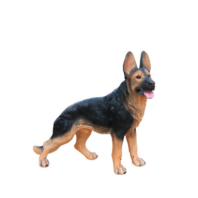 Outdoor German shepherd Dog Statue