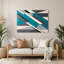 Art mural en métal Hard Edge 92-1959274161