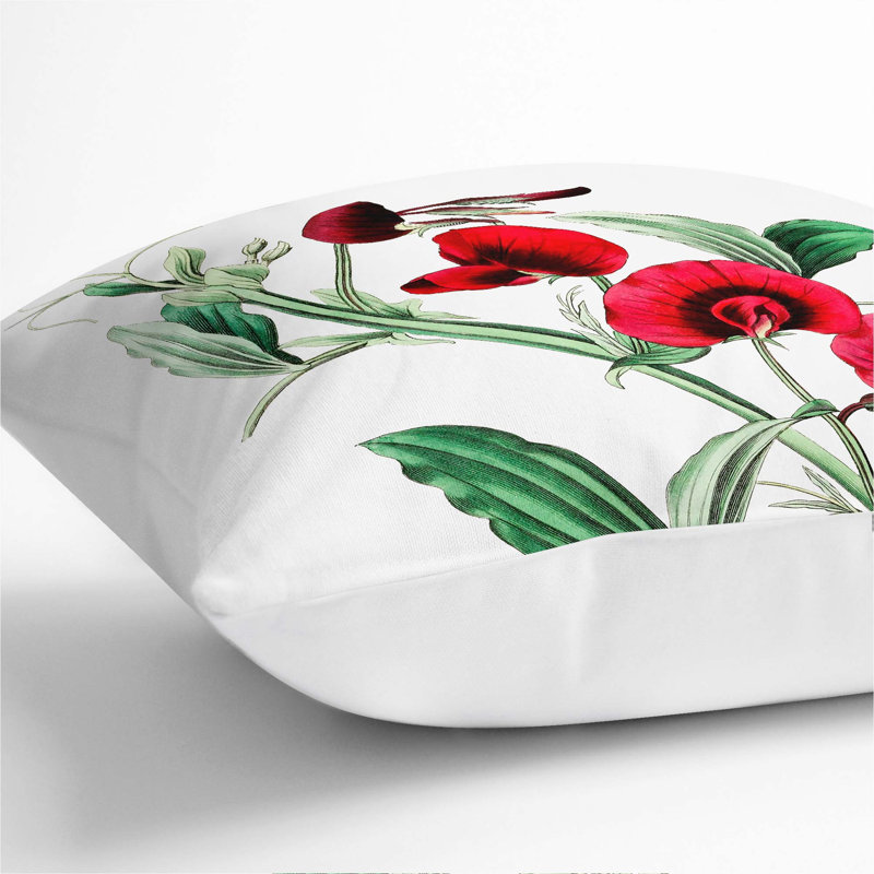 Square Cushion, 55cm H x 55cm W x 20cm D, White
