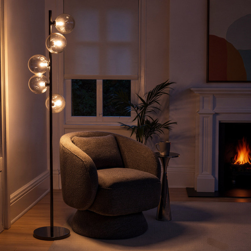 Bubbles 66.5" Metal Floor Lamp