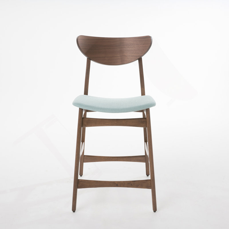 Chaise à hauteur de comptoir, Brun, Menthe