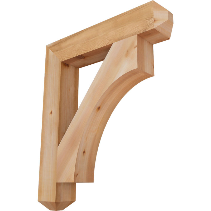 Support l 5 5 1/2 po x P 34 po x H 40 po Westlake Craftsman, Cèdre rouge, H 40 po x l 5,5 po x P 34 po