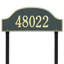 Admiral 1-Line Lawn Address Sign-1784477369-1784477375