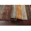 Tapis beige / gris en laine noué à la main de conception unique 2 pi 2 po x 3 pi New Age