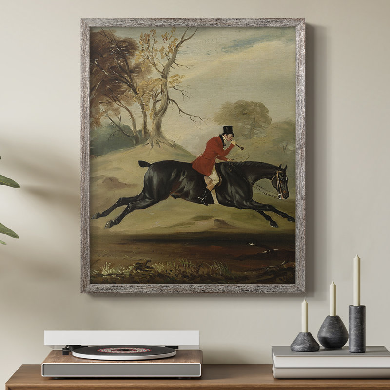 «Vintage Animal Print», reproduction encadrée LXII - bois massif, H 15 po x l 12 po