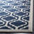 Ammundsen Geometric Navy/Beige Area Rug-1511739283