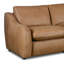 Eastville Upholstered 140.75 " Top Grain Leather Power Reclining L-Shaped Corner Sectional