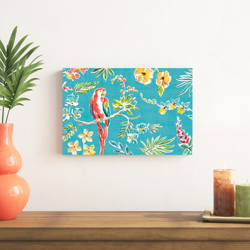 Oasis tropicale I, H 12 po x l 18 po x P 1,25 po