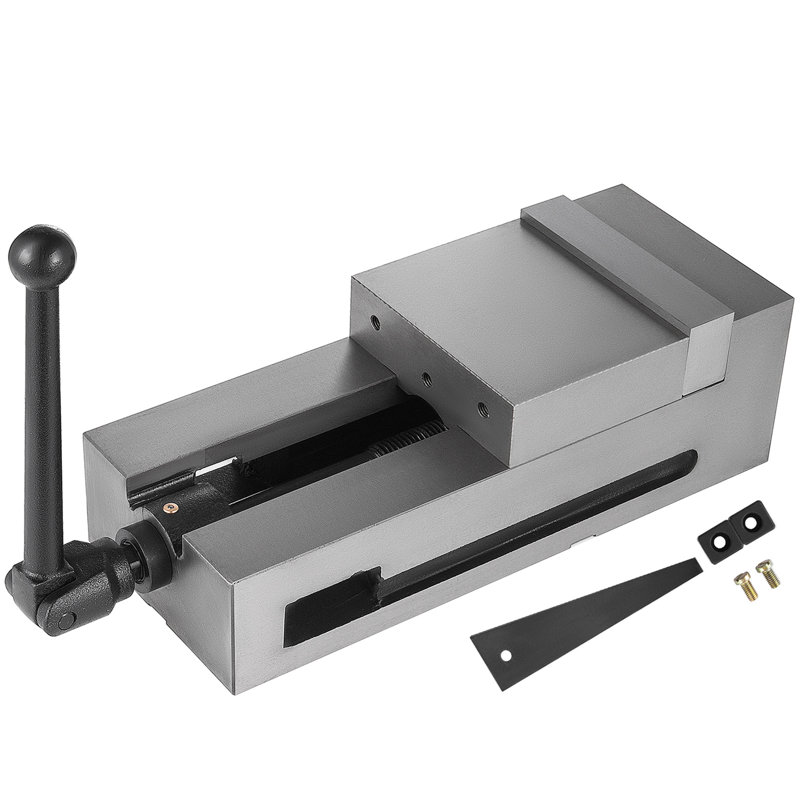 High Precision Milling Vice 6 Inch,Bench Clamp Vise Nodular Cast Iron