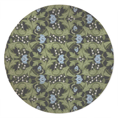 Ogee Leaf Outdoor Rug