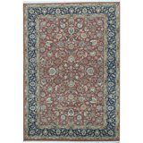 Brookhaven Oriental Area Rug in Rust/Navy