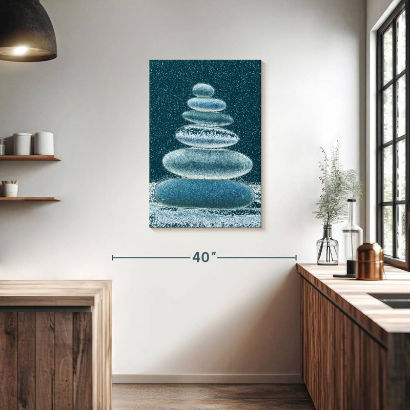 Alvord Winter Stone Stack, 36" H x 24" W