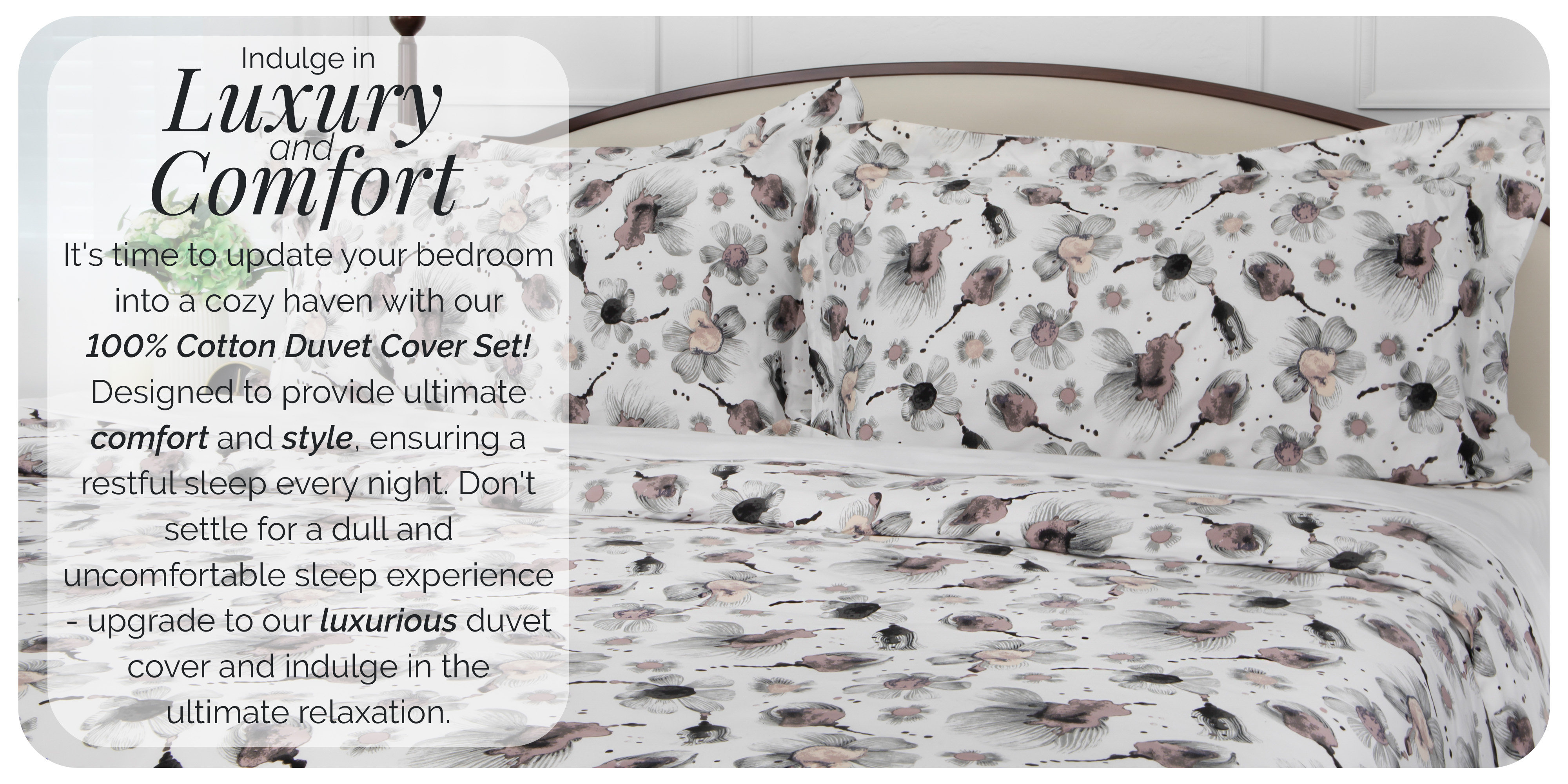 Ebern Designs Champlin Cotton Floral Duvet Cover Set & Reviews