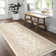 Medallion Non Slip Washable Rug(Cream)