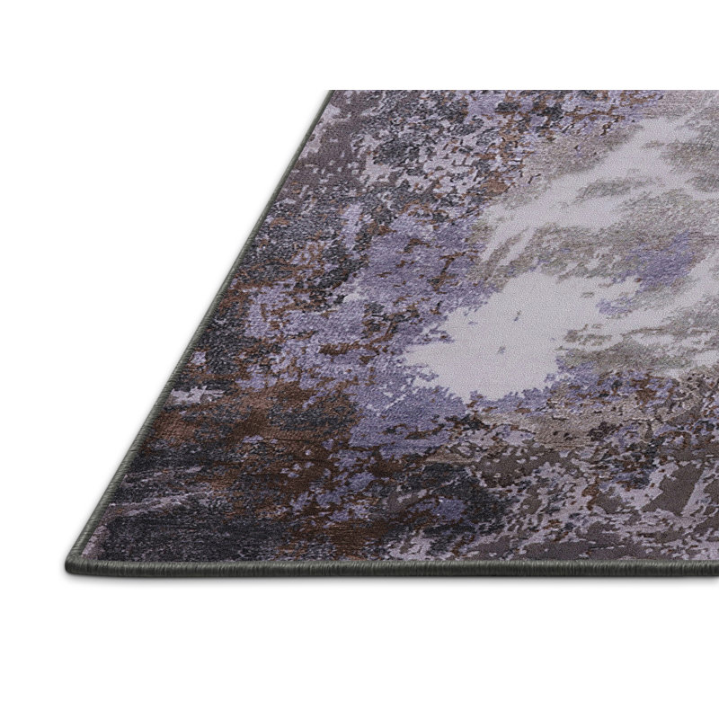 Tapis abstrait gris, Rectangle 2 pi x 4 pi