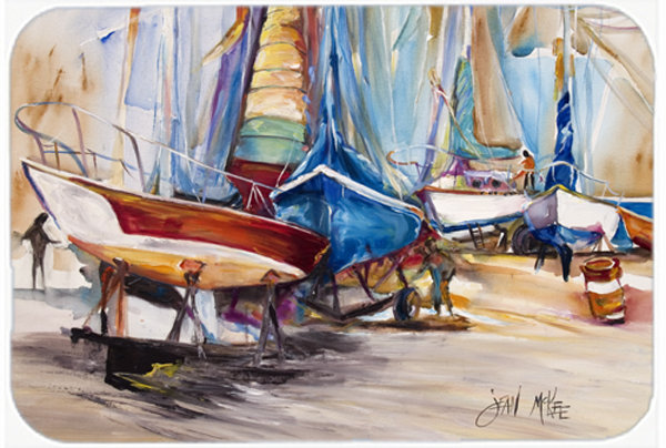 Planche à découper en verre hill s caroline Sailboat