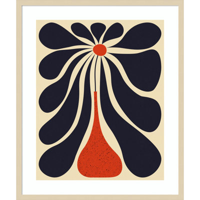 Lazy Flower Print by Alisa Galitsyna
