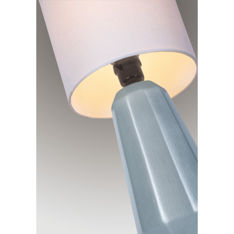 Lampe de table 18 po Amilya, Argent