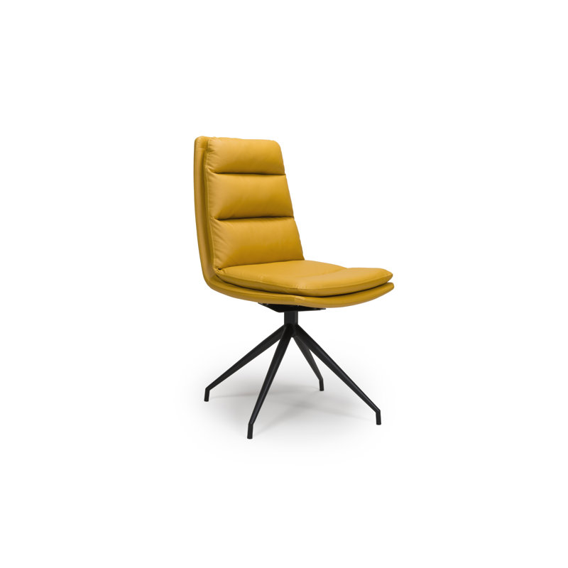 Tarboro 49cm H Side Chair, Black, Ochre