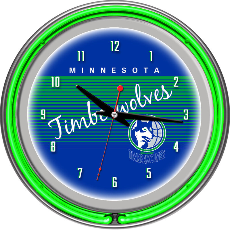 NBA Wall Clock, Minnesota Timberwolves