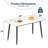 Khaleesie Rectangular Sintered Stone Ceramics Dining Table-949719514