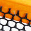 Enceinte pour chat amovible avec toit imperméable et 3 plateformes de saut, orange