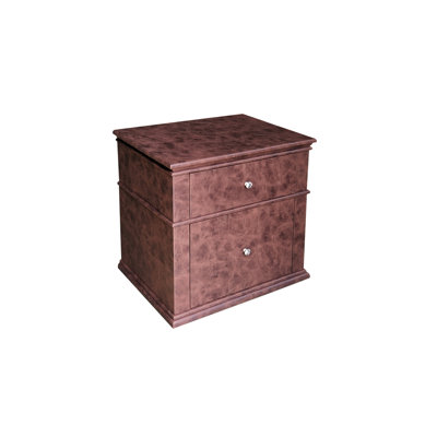 Table de chevet 2 tiroirs Caydn
