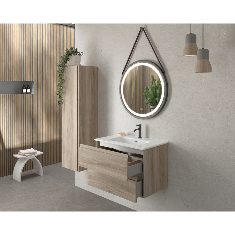 Base de meuble-lavabo simple 32 po Pasadena, Pin