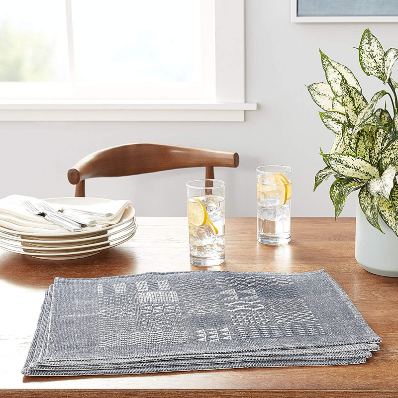 Hand Loomed 19" Cotton Placemat