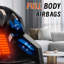 Fauteuil de massage confortable pour la maison, relaxation complète du corps avec inclinaison