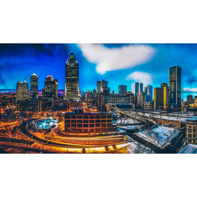 " Day and Night - Montreal " 2 Piece Art Print