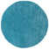 Tapis turquoise à longs poils