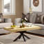 Anamae Industrial Rectangular Coffee Table Natural
