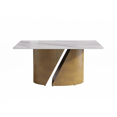 63 "Artificial Stone  Dining Table(Only Table)