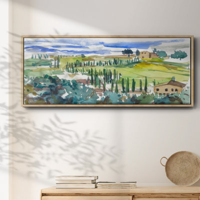 Pastel Hills II - toile encadrée