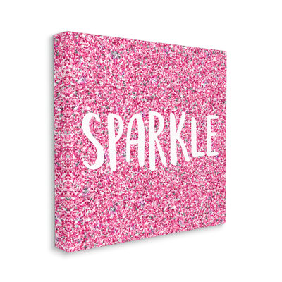 Impression sur toile Au-640-Canvas Glam Pink Sparkle