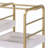 Serving Cart With 3 Adjustable Trays