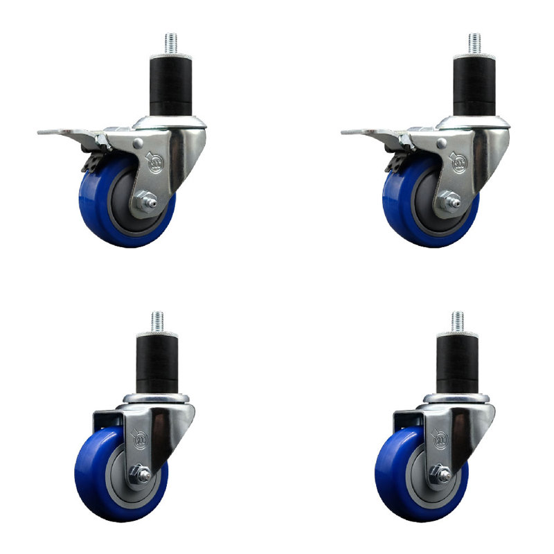 Ensemble de roulettes extensibles Poly