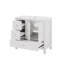 Meuble-lavabo autoportant simple 36 po avec lavabo en céramique Lumina, blanc, contreplaqué de bois franc, portes à fermeture en douceur et rangement réglable intérieur-2129112189-2129112188
