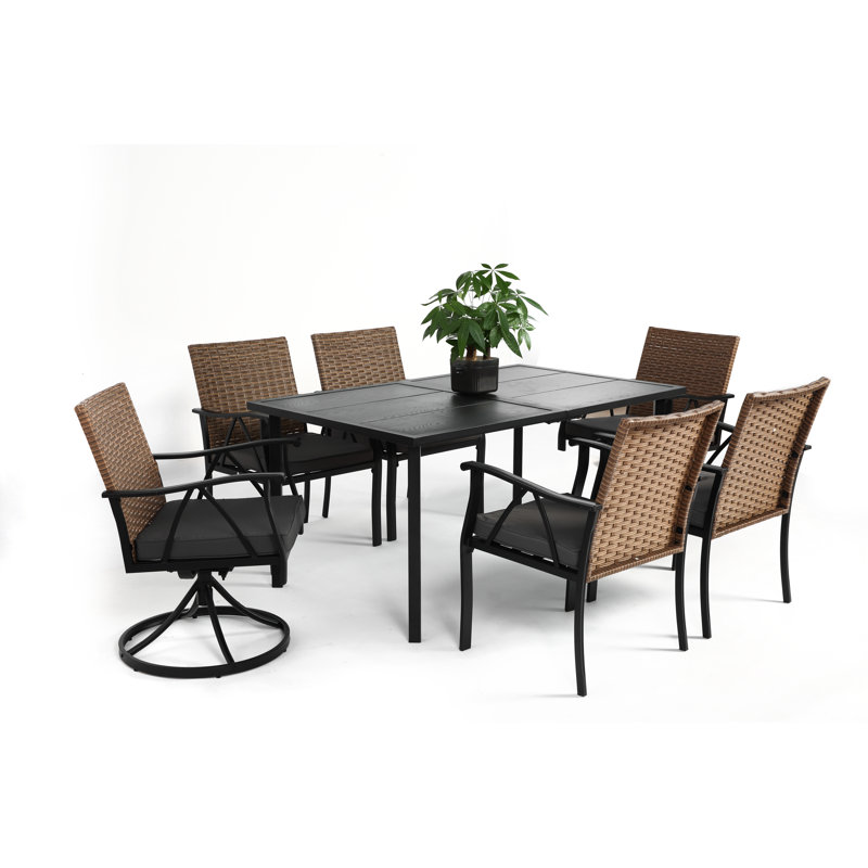 6 - Person Square Outdoor Dining Set