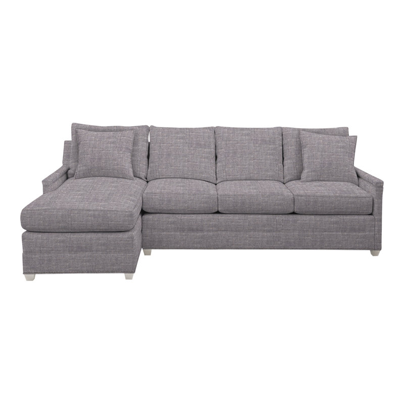 2-Piece Connelly Springs Sectional, Yes, Casa Blanca, Nomad Slate Crypton® Chenille