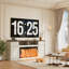 Meuble télé avec foyer-1041842365
