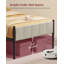 Single Metal Bed Frame with Upholstered Headboard