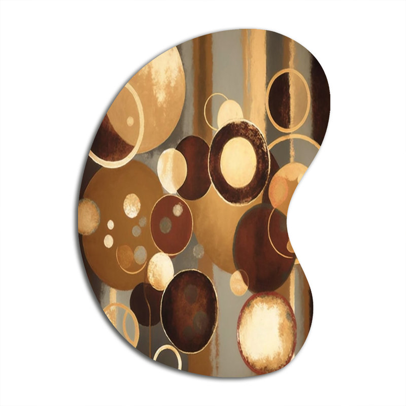 Magnani - forme abstraite de flèche - art mural asymétrique en métal, H 31 po x l 22 po