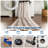 Colorful Floral Machine Washable Rug for Living Room Low Pile Foldable Thin Non Slip Carpet Stain Resistant Non Shedding Floor Cover for Kids Bedroom Nursery-1977041495