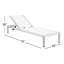 Chaise longue d'extérieur en filet Shore-1731919210